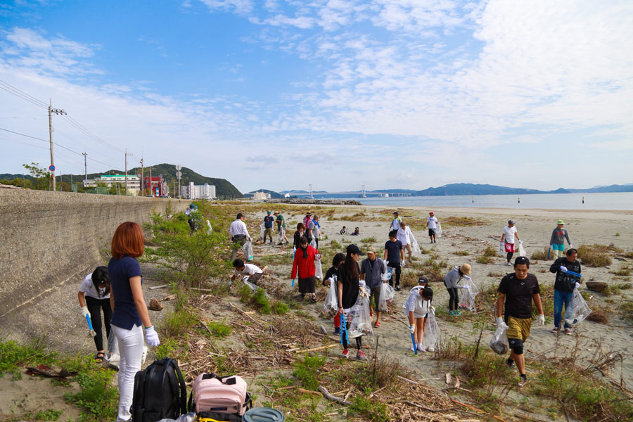 海岸清掃